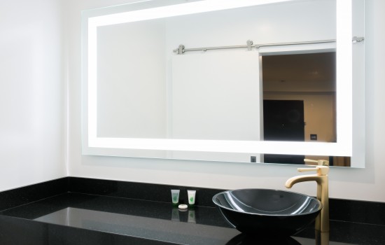 Vanity With LED Mirror